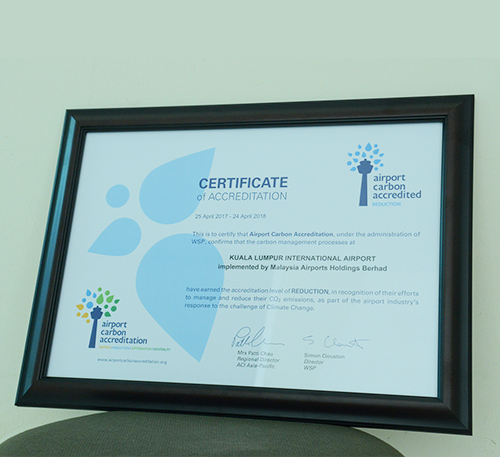 Airport Carbon Accreditation Level 2 – Reduction