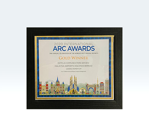 Gold Winner – 2020 International ARC Awards