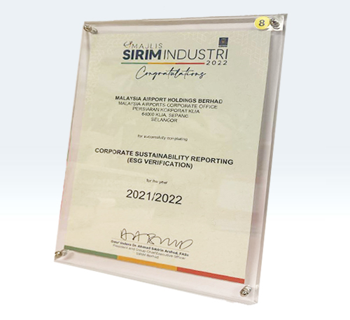 Corporate Sustainability Reporting (ESG Verification) for year 2021/2022