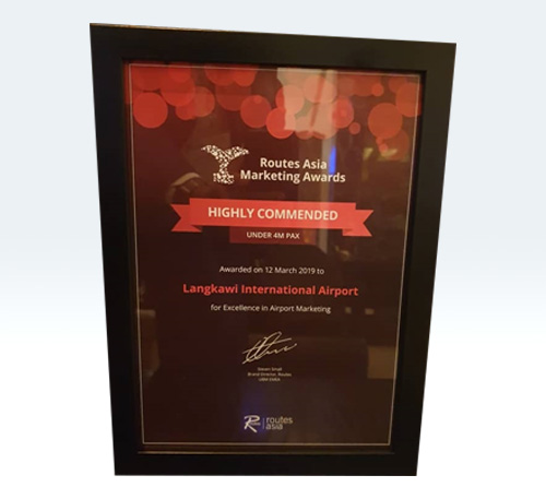 Langkawi International Airport recognised for Excellence in Airport Marketing