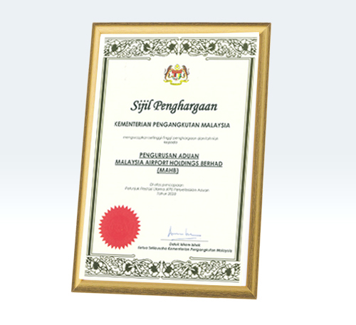 Pengurusan Aduan Malaysia Airports Holdings Berhad 2020