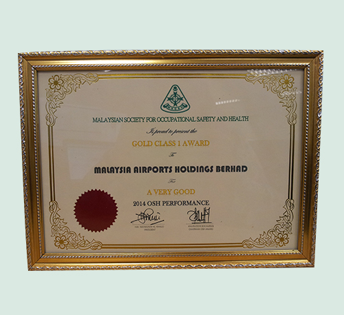 Recognition for Occupational Safety & Health excellence
