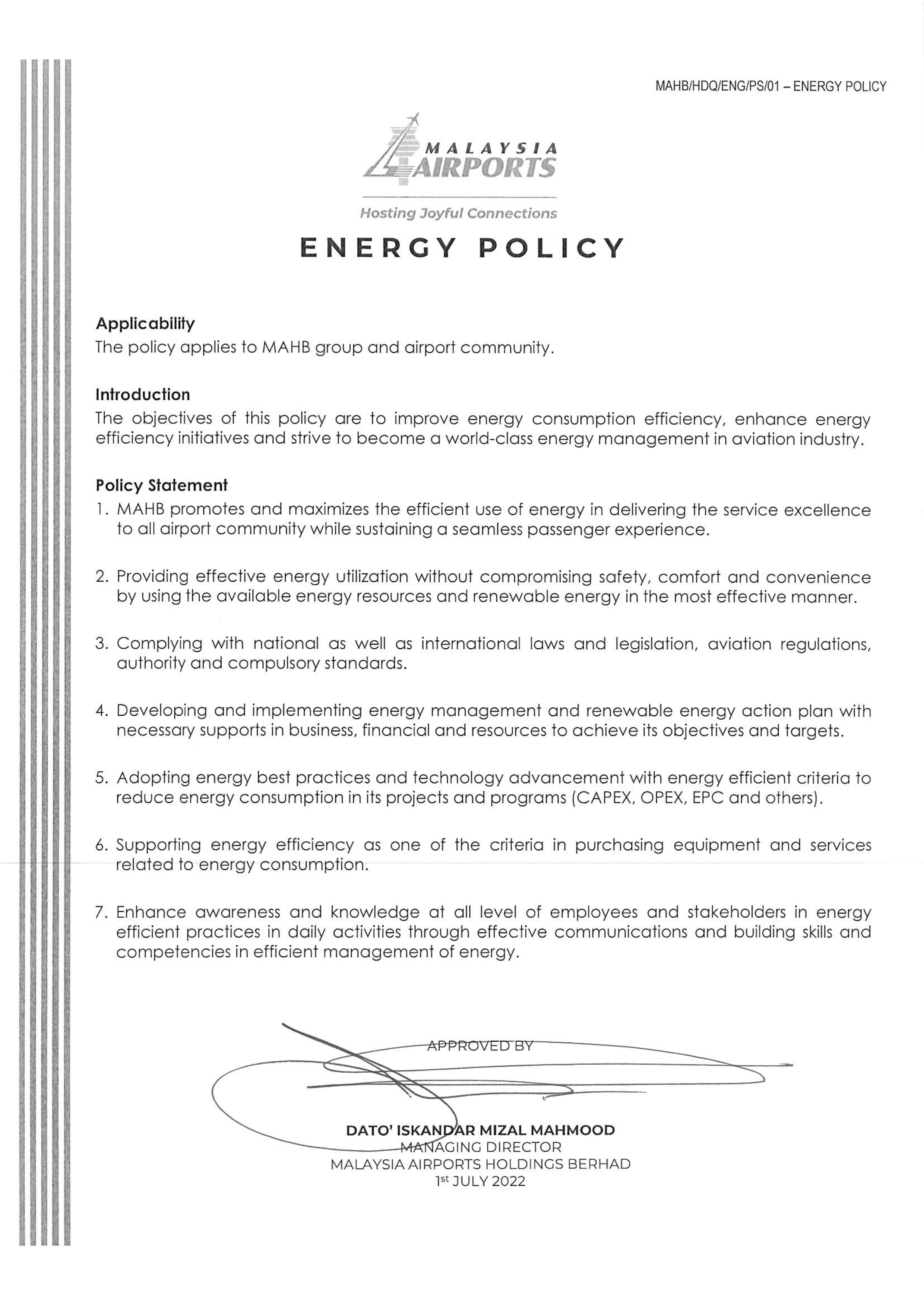Energy Policy
